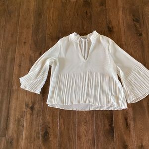 Zara white top